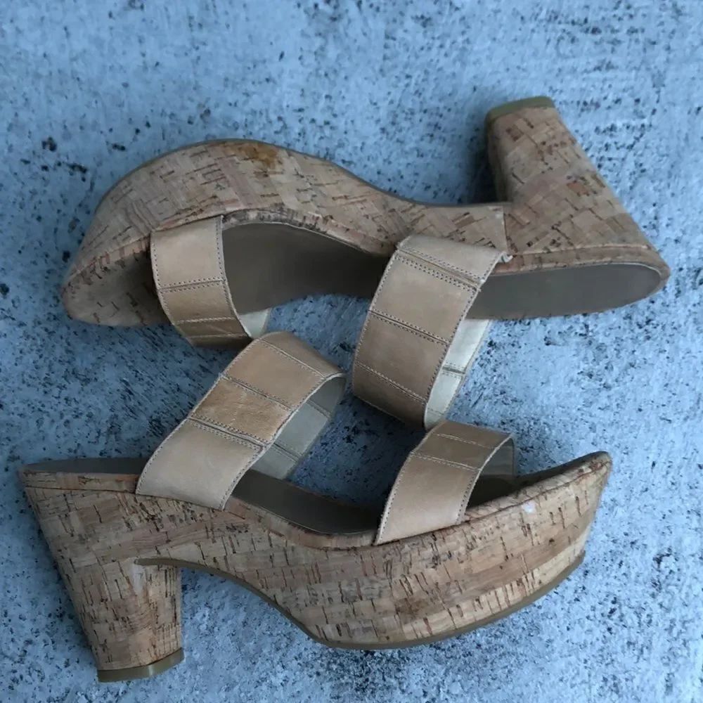 Stuart Weitzman’s cork heels